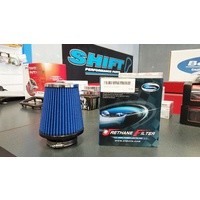 Simota 3" Small Stack Blue High Flow Air Filter - (W:120mm x H:130mm x I:76mm)