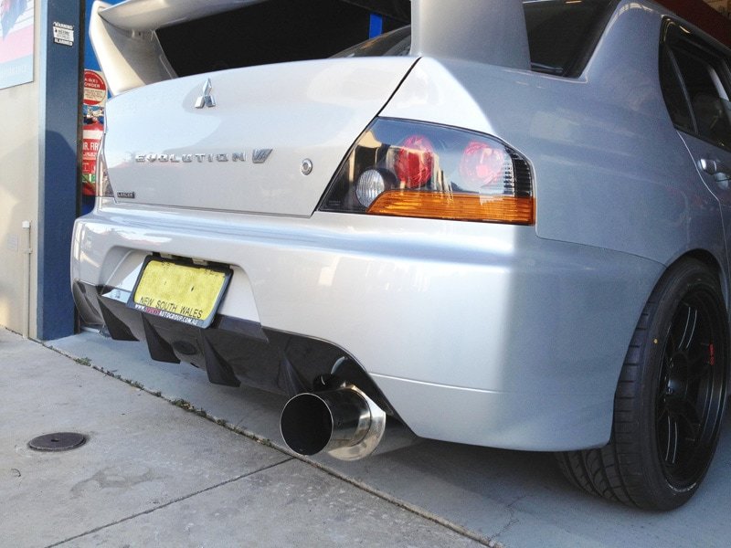 DEPO Mitsubishi EVO 8MR Style Black Tail Lights