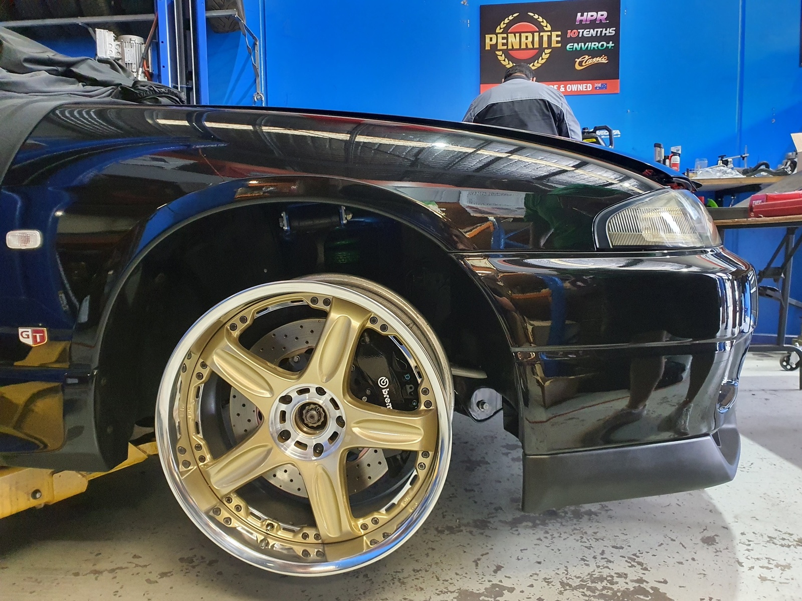 Rays Volk Racing GT-C Wheels - Top Secret Gold 19x9.5