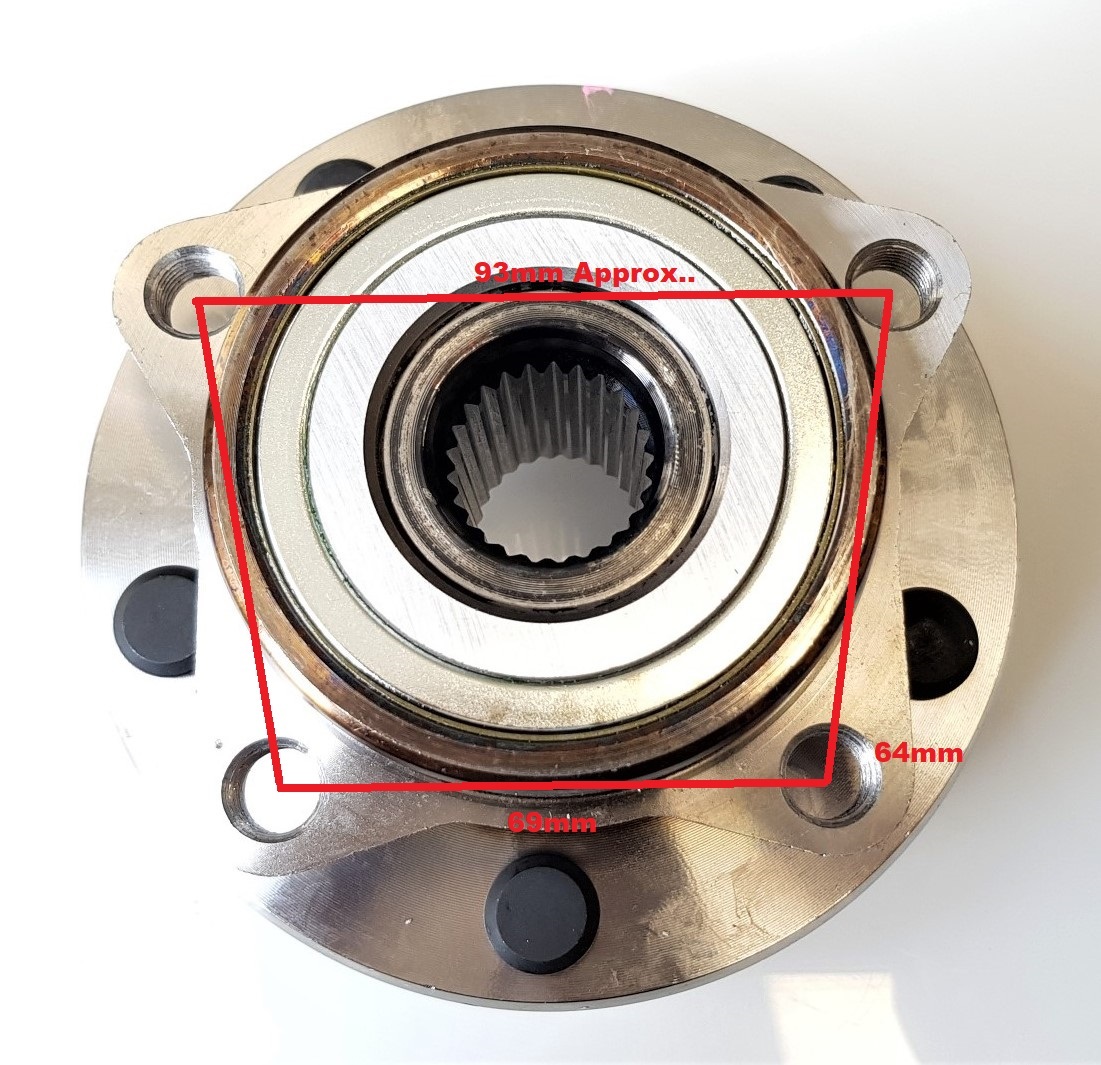 Energized Customs Front Hub Wheel Bearing Kit – Pair – For Mitsubishi Lancer Evo 4,5,6 (1996-2000)