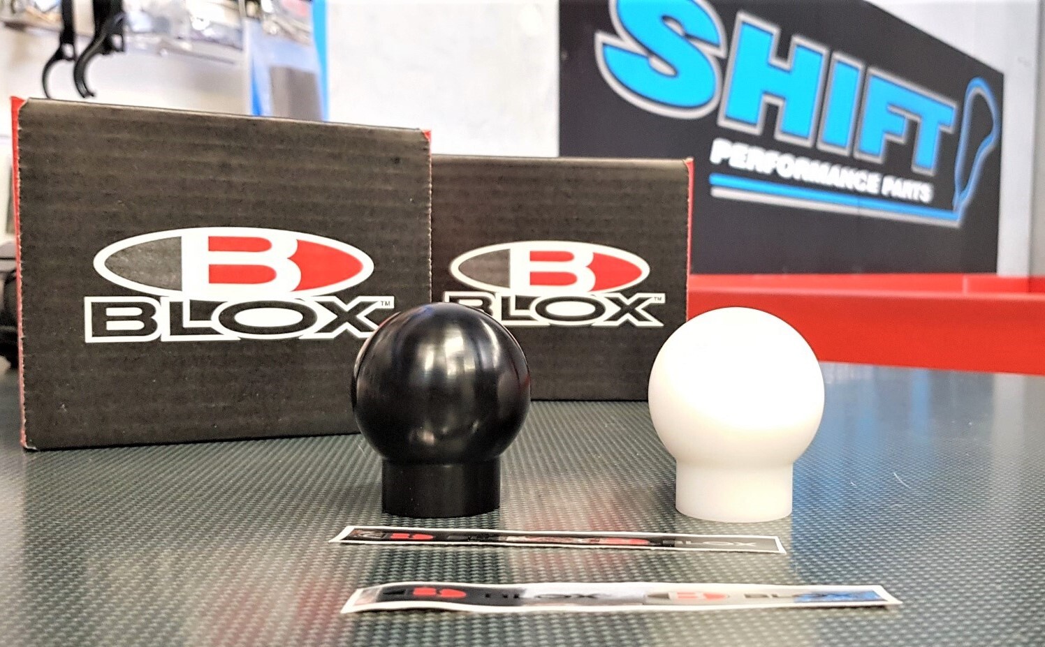 BLOX DR Spherical Gear Knob Black Delrin M10x1.25 Skyline EVO