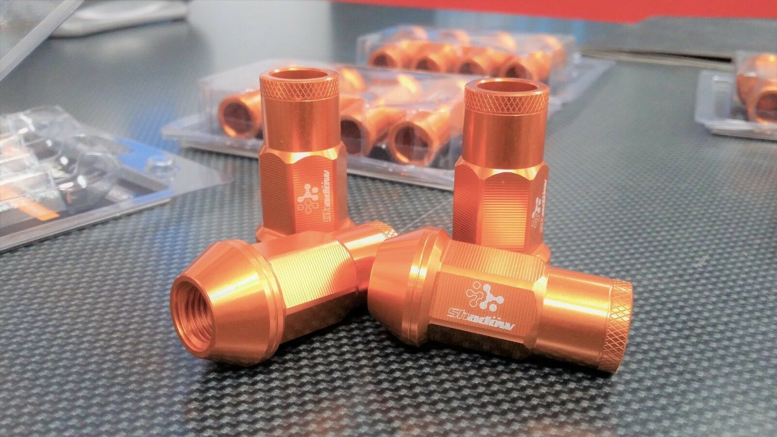 Shadow Racing Wheel Nuts Gold M12 x 1.25P suits Nissan Subaru Suzuki