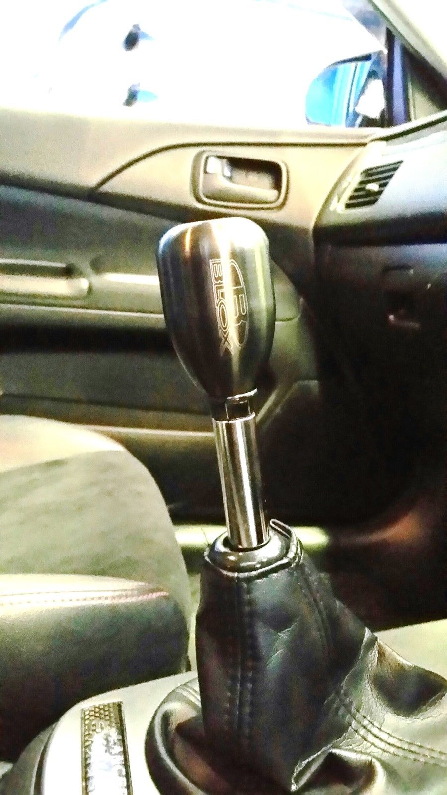 BLOX Weighted Gunmetal Shift Gear Knob M10X1.25 6Speed EVO 8 9 MAZDA