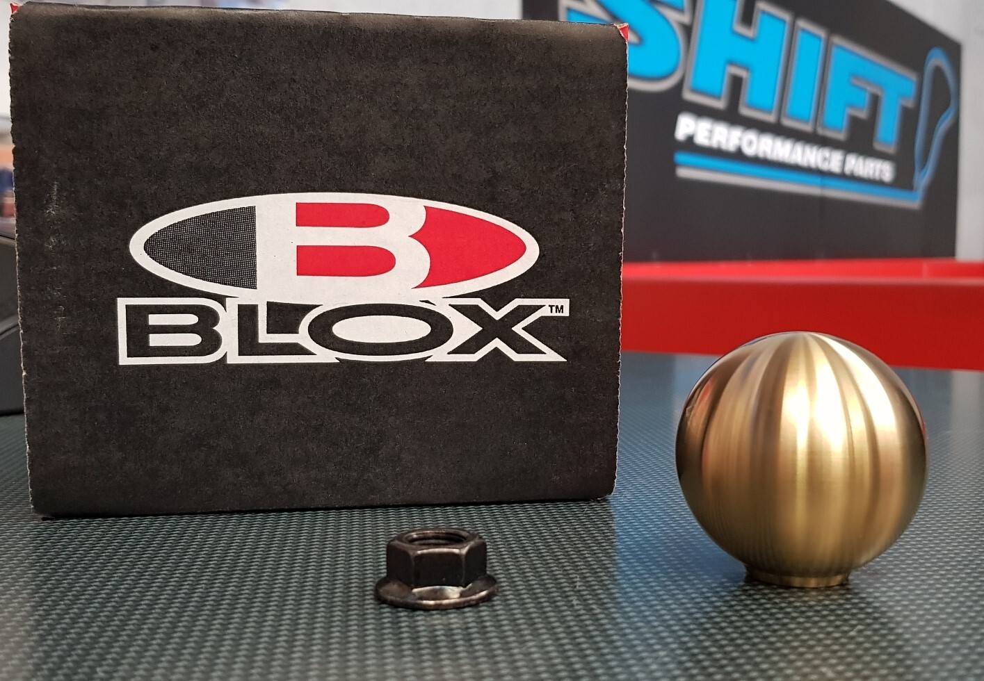 BLOX 490 Weighted Shift Gear Knob Gold M12X1.25 WRX Skyline GTR S15
