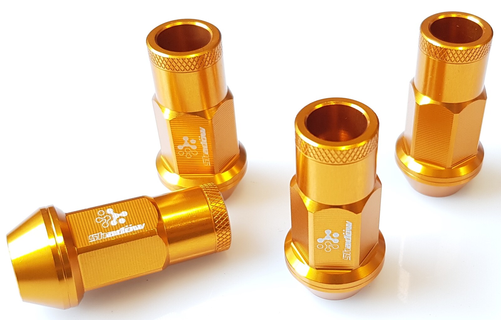 Shadow Racing Wheel Nuts Gold M12 x 1.25P suits Nissan