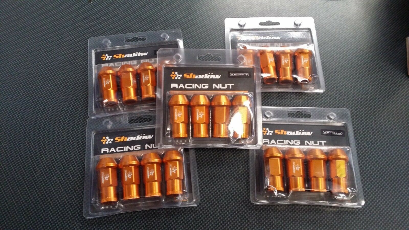 Shadow Racing Wheel Nuts Gold M12 x 1.25P suits Nissan Subaru Suzuki