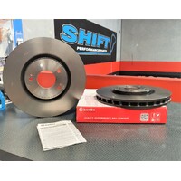 Brembo EVO Front Brake Discs Rotors - Mitsubishi EVO 4, 5, 6, 7, 8, 9, 9 CT9W