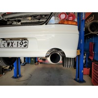 Carspeed Carbon Fibre Exhaust Cover - Suits Mitsubishi EVO 7 8 MR GSR