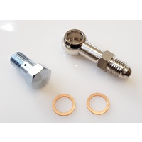 ZAGE M12x1.25 4AN Turbo Oil Feed Banjo Fitting Kit 