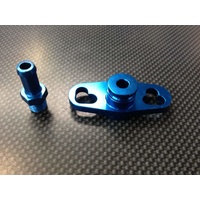 ZAGE Fuel Rail Adapter Mitsubishi EVO 4-9 CN9A CP9A CT9A 4G63 6A12 Mivec - FTO