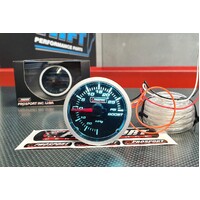 Prosport BF 52mm Mechanical Boost Gauge - White & Amber Display