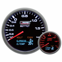 Prosport 60mm 4 IN 1 Gauge - Boost, Oil Temp, Oil Pressure, Volts
