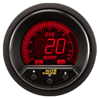 Prosport 52mm Red Premium Digital Boost Gauge Kit