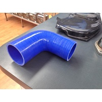 SPP Blue 90 Degree Silicone Reducer 63mm to 51mm 
