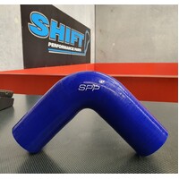 SPP Blue 90 Degree, 70mm Silicone Hose 