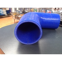 SPP Blue 90 Degree Silicone Reducer - 76mm to 70mm 