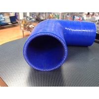 90 Degree Silicone Reducer BLUE 76mm to 70mm 3 Inch 2.75 Inch Intercooler Turbo
