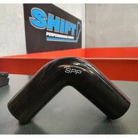 SPP Black 90 Degree 76mm Silicone Hose 