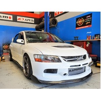 EPR Damd Style Carbon Side Skirt Extensions - Suits Mitsubishi EVO 7 8 9 IX Wagon