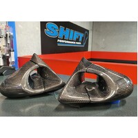 Ganador Style Carbon Mirrors - Suits Toyota Supra JZA80 RHD