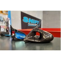 Ganador Style Carbon Mirrors - Suits Nissan Skyline R34 GTR GTT 