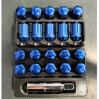 tpi Blue XR Racing Wheel Nuts - M12x1.25 Nissan, Subaru, Suzuki