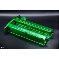 Ichiban Green Billet Rocker Cover - Suits Mitsubishi EVO 4, 5, 6, 7 ,8 , 9 Wagon Non Mivec