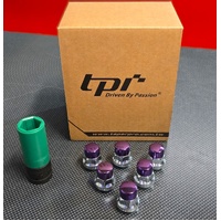 TPI Violet DT NUTZ Wheel Nuts - M12x1.5 Mitsubishi, Mazda, Toyota, Honda, Kia, Hyundai