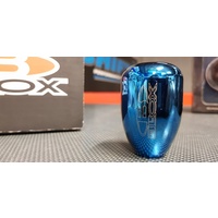 BLOX Electric Blue 6-Speed Weighted Gear Knob - M10x1.25 EVO Mazda