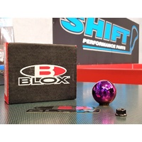 BLOX 490 Weighted Gear Knob - Neo Chrome - M10x1.25 Skyline EVO Silvia Mazda
