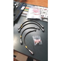 HEL Mitsubishi EVO 7 Braided Brake Line Kit - Carbolook 
