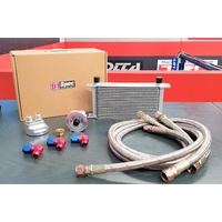 D1 Engine Oil Cooler Kit 19 Row With Filter Relocation British Style