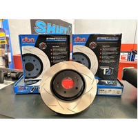 DBA T2 EP3 Front Slotted Rotors - Suits Honda Civic EP3 Type R