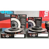 DBA Club Spec T3 4000 Front & Rear Package - Nissan Skyline R32/33/34 GTR Brembo