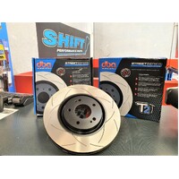 DBA Front Street T2 Slotted  - Suits Nissan S14, S14A, S15 Silvia 200SX