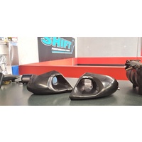 SPP Black Aero Style Mirrors - Suits  Honda Civic EG 3D 92-95