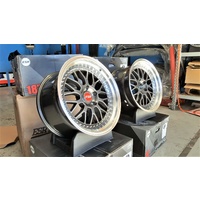 ESR SR01 Wheels Gunmetal With Machined Dish 18x9.5"