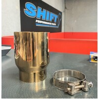 SPP Straight Cut Gold 4.5" Exhaust Tip