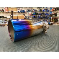SPP Exhaust Tip - Rolled Burnt Blue 3.5" - 4.5"