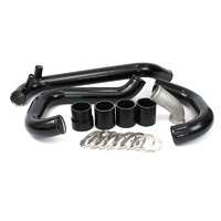 Plazmaman Evo 4-6 Intercooler Piping Kit - Black