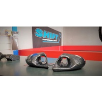 SPP Carbon-P Aero Style Mirrors - Suits Mitsubishi EVO 5 6 Lancer 1997 to 2000