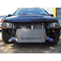 Plazmaman Evo 7-8 Race Swept Back Intercooler Kit Silver