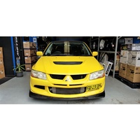 Carspeed EVO 8/9 Varis Style Carbon Lower Lip Kit - Mitsubishi EVO 8 8MR With 9 Rear Bumper