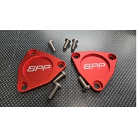 SPP EVO 9 Red Cam Position Sensor Housing Covers  - Suits Mitsubishi EVO 9 IX Mivec