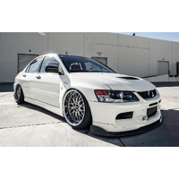 Carspeed  EVO 9 Charge Speed Style Carbon Fiber Front Lip - Suits Mitsubishi EVO 9, 9 Wagon