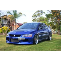 Plazmaman EVO 9 IX Hot Side Pipe Kit - Raw Finish Mitsubishi