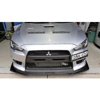 Carspeed EVO X Ralliart Style Carbon Lip - Suits Mitsubishi EVO X 