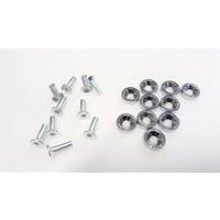 PW Fender Washer Kit Silver Silvia EVO GTR