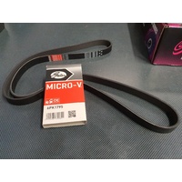 Gates Multi Accessory Belt - Suits Mitsubishi EVO 5-9 CT9W & Airtrek, PWS, ALT, AC