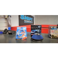 Simota 4.5" Ultra Slim Air Filter Kit Mitsubishi EVO 5 6 7 8 8MR 9  Pajero (Blue)